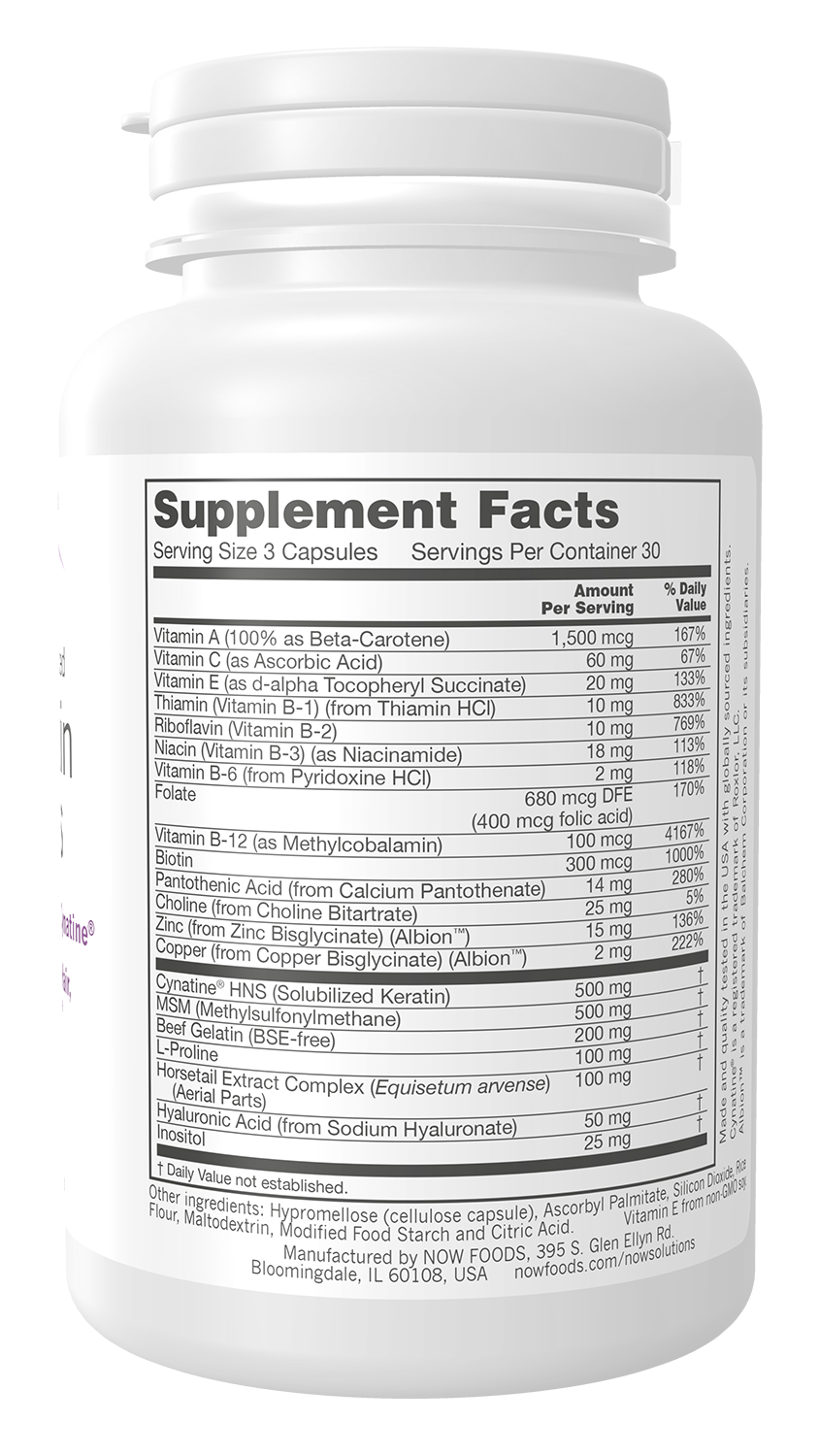 NOW Foods Hair, Skin & Nails
