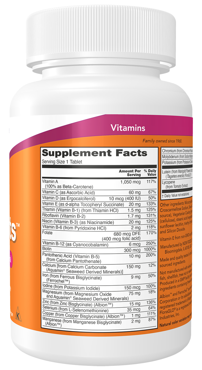 NOW Foods Daily Vits Multi Vitamin & Mineral