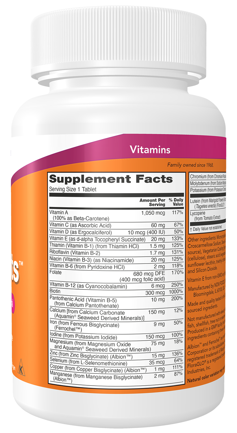 NOW Foods Daily Vits Multi Vitamin & Mineral