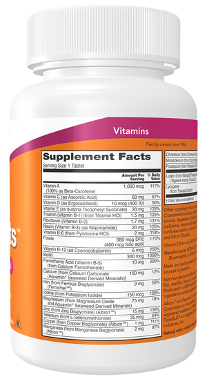 NOW Foods Daily Vits Multi Vitamin & Mineral