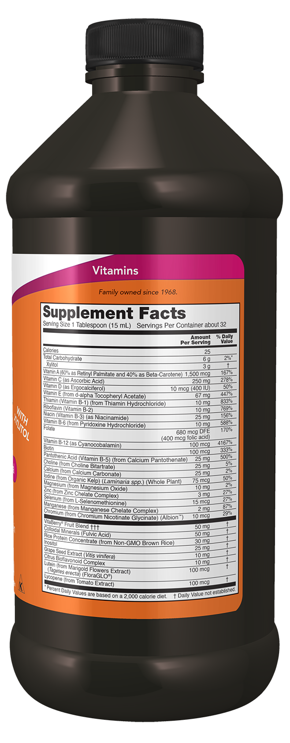 NOW Foods Liquid Multi Vitamin & Mineral