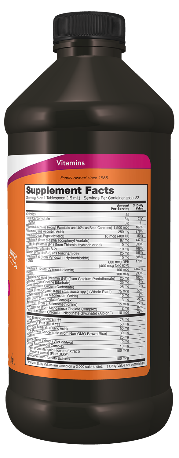 NOW Foods Liquid Multi Vitamin & Mineral