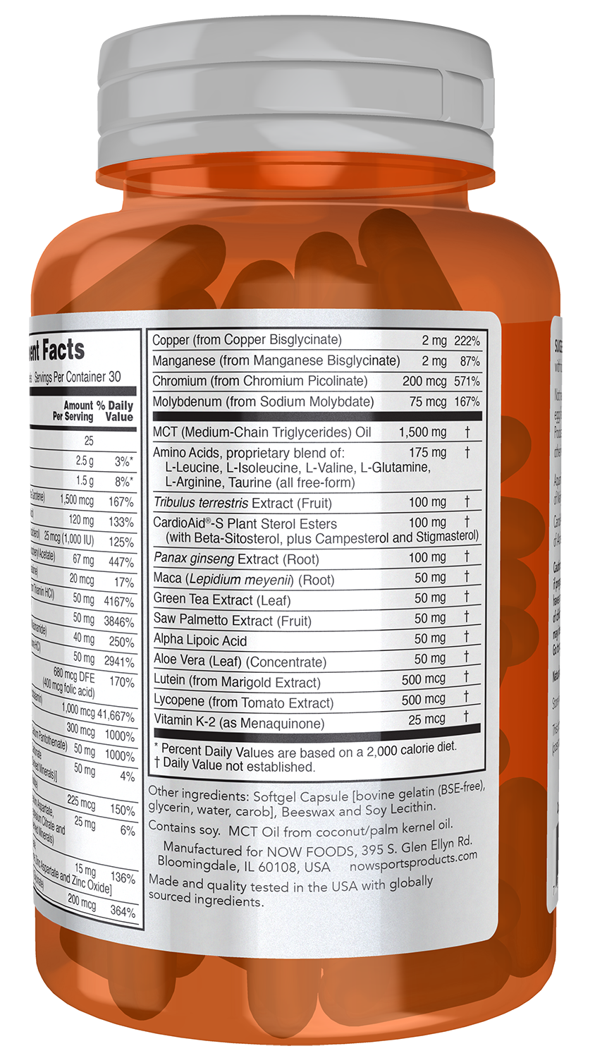 NOW Foods Men's Active Sports Multi