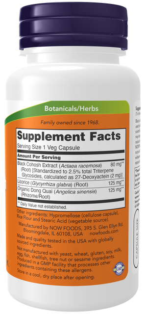 NOW Foods Black Cohosh Root