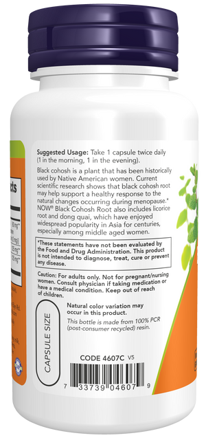 NOW Foods Black Cohosh Root