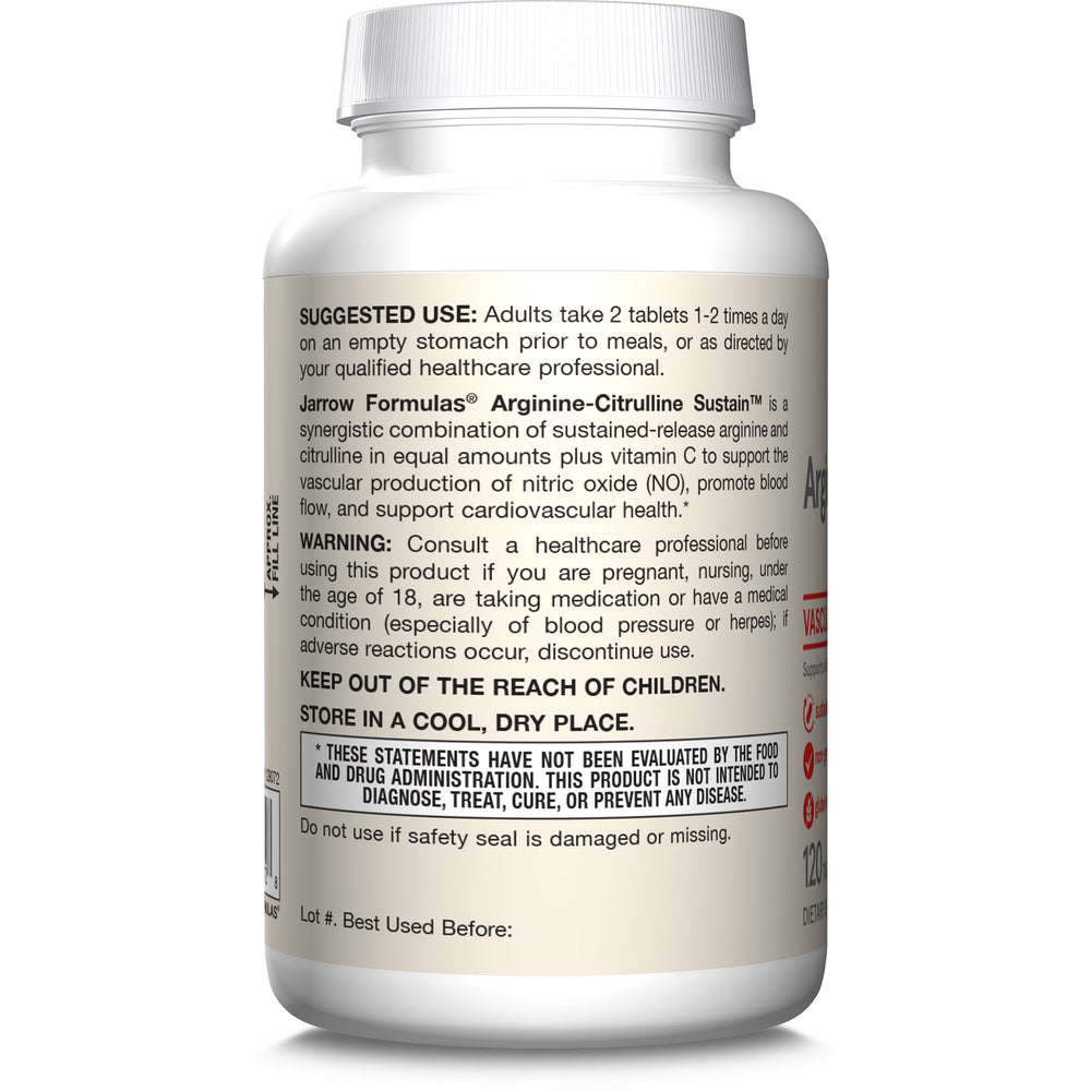 Jarrow Formulas Arginine-Citrulline Sustain