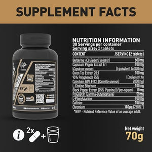 DY Nutrition Blackbombs Thermogenic Fat Burner