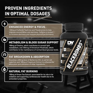 DY Nutrition Blackbombs Thermogenic Fat Burner