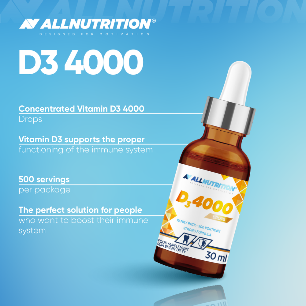 Allnutrition Vit D3 4000 Drops