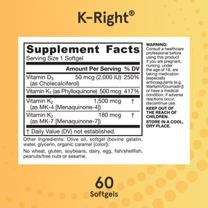 Jarrow Formulas K-Right