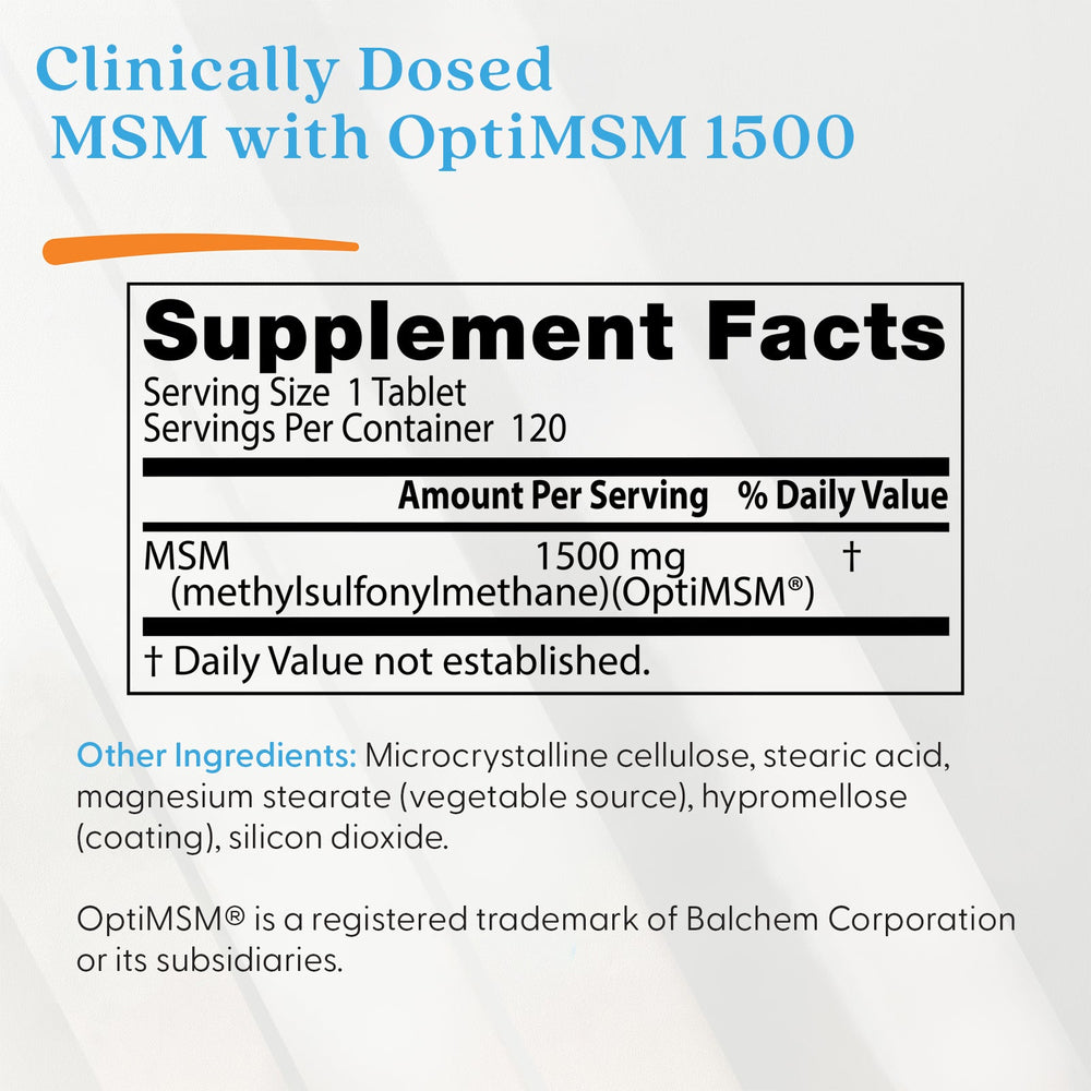 Doctor's Best MSM with OptiMSM