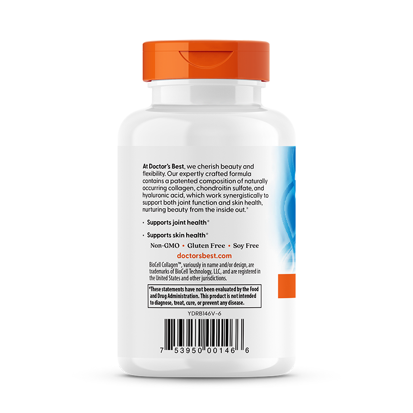 Doctor's Best Hyaluronic Acid + Chondroitin Sulfate with BioCell Collagen