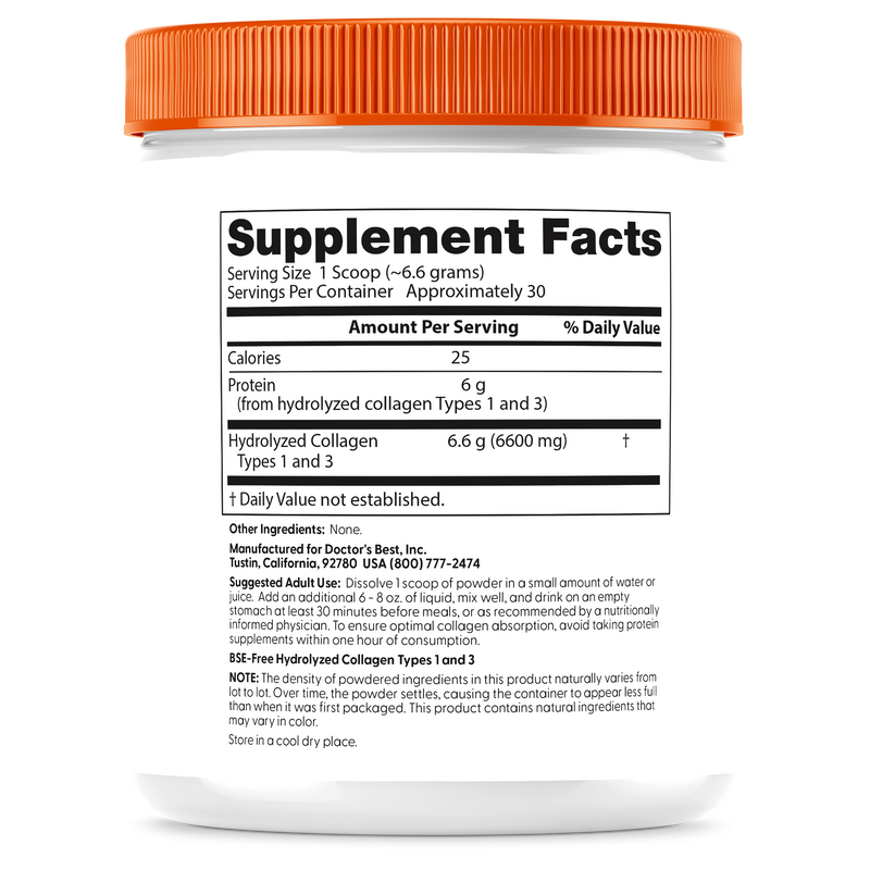 Doctor's Best Pure Collagen Types 1 and 3