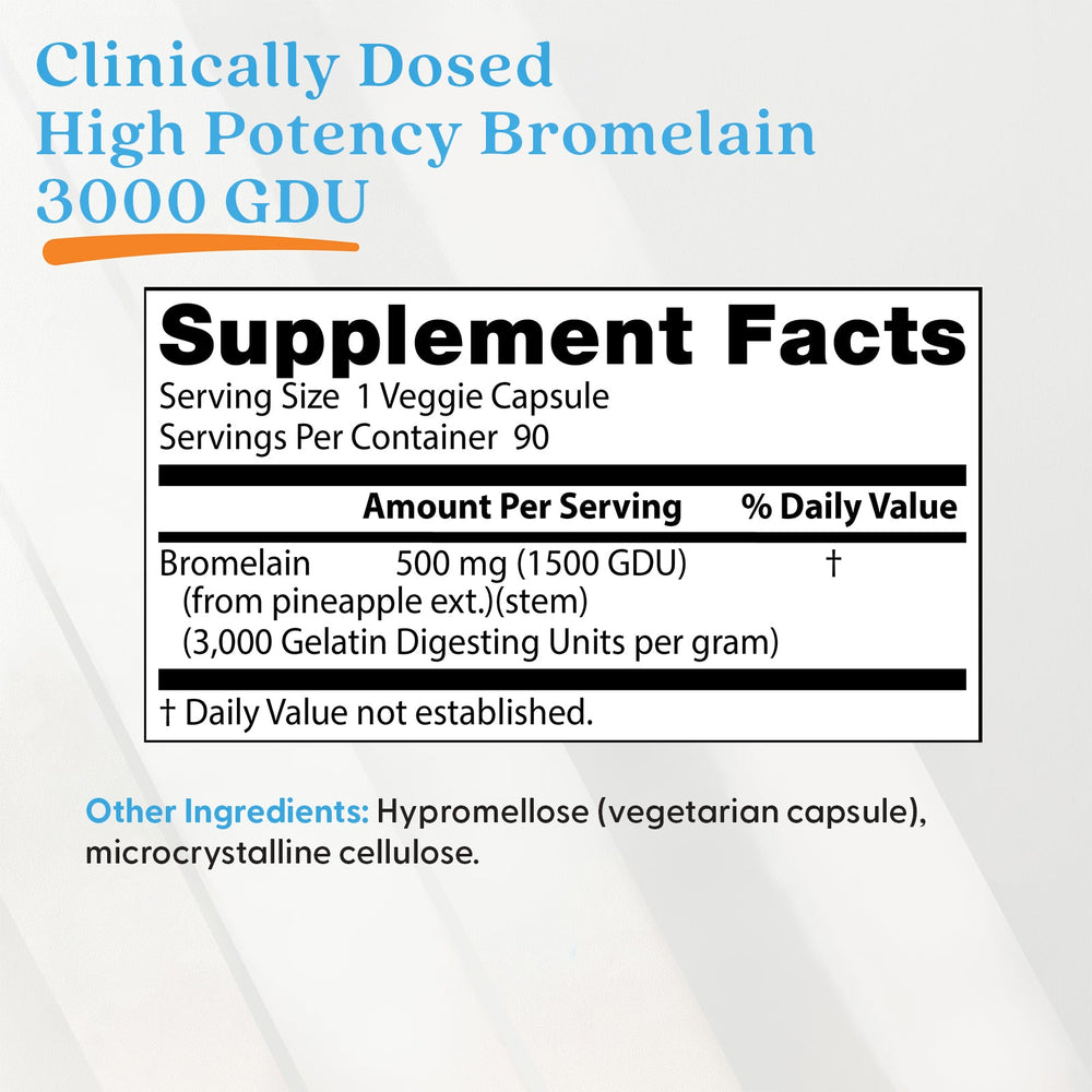 Doctor's Best High Potency Bromelain