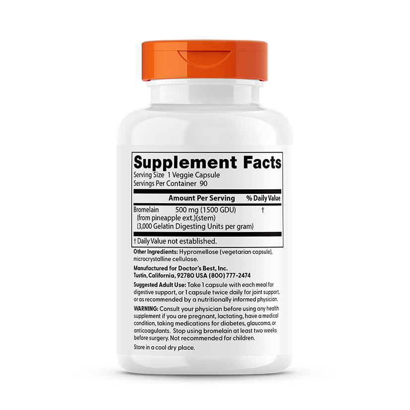 Doctor's Best High Potency Bromelain