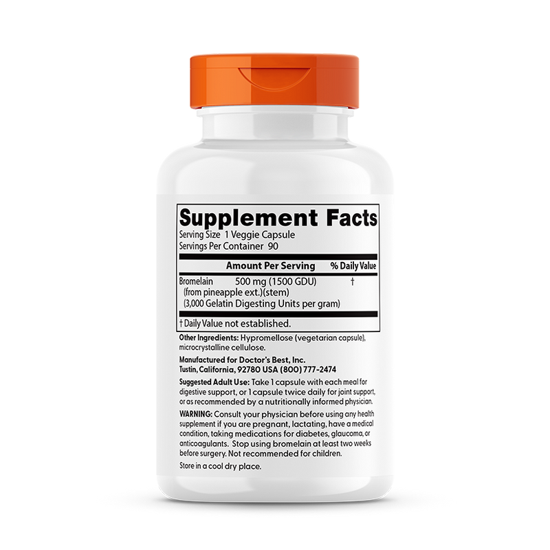 Doctor's Best High Potency Bromelain