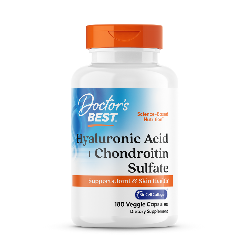 Doctor's Best Hyaluronic Acid + Chondroitin Sulfate with BioCell Collagen