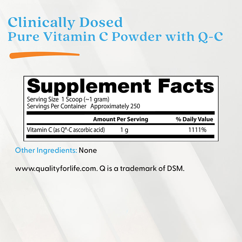 Doctor's Best Pure Vitamin C Powder with Quali-C