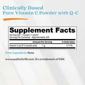 Doctor's Best Pure Vitamin C Powder with Quali-C