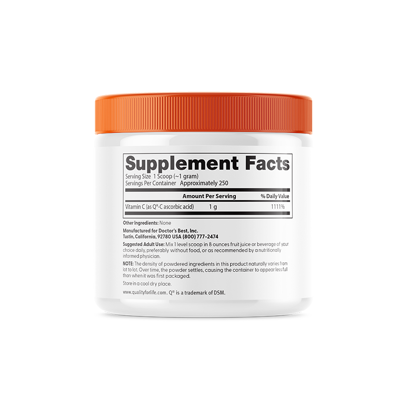 Doctor's Best Pure Vitamin C Powder with Quali-C