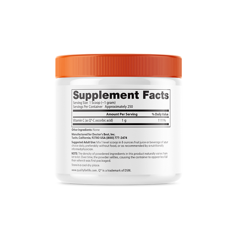 Doctor's Best Pure Vitamin C Powder with Quali-C