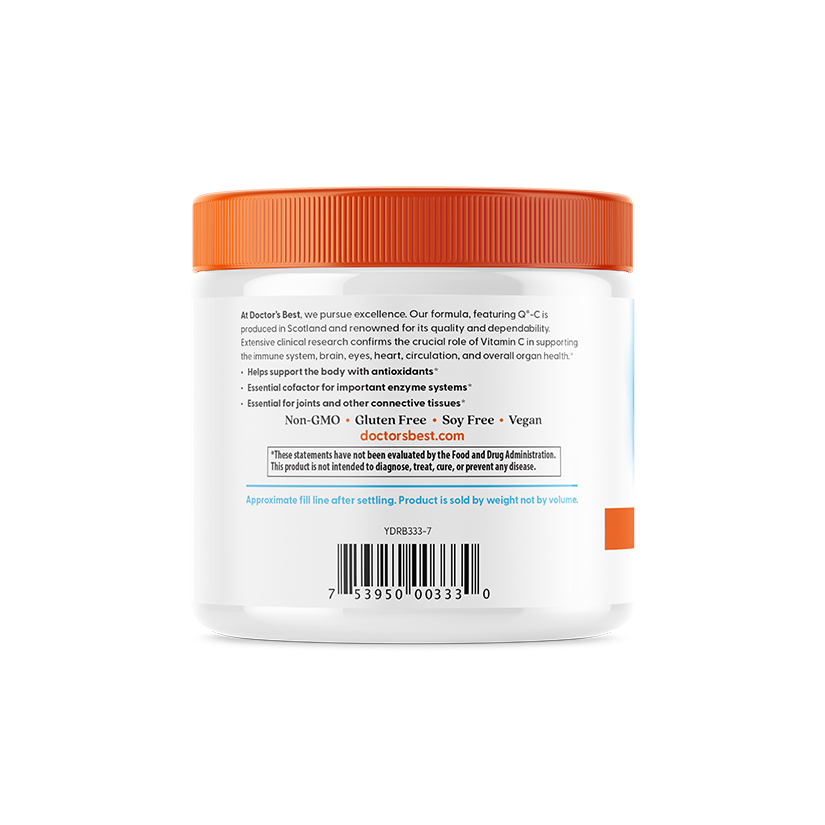 Doctor's Best Pure Vitamin C Powder with Quali-C