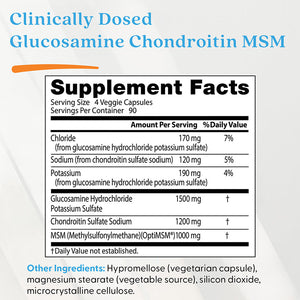Doctor's Best Glucosamine Chondroitin MSM with OptiMSM