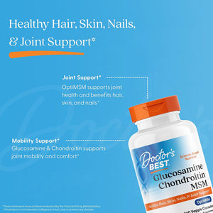 Doctor's Best Glucosamine Chondroitin MSM with OptiMSM