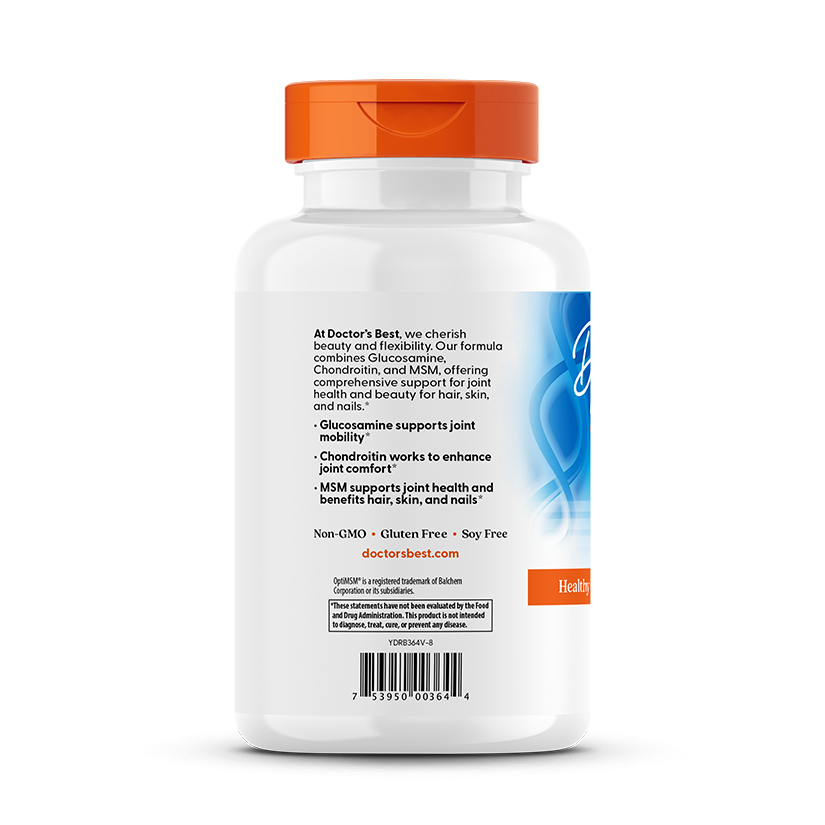 Doctor's Best Glucosamine Chondroitin MSM with OptiMSM