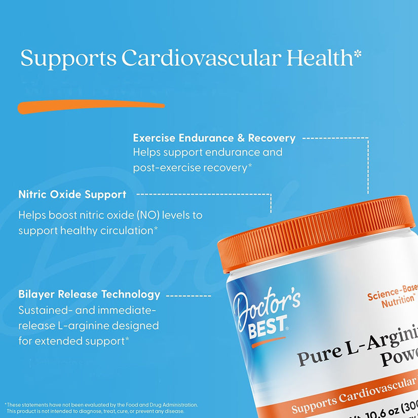 Doctor's Best Pure L-Arginine Powder