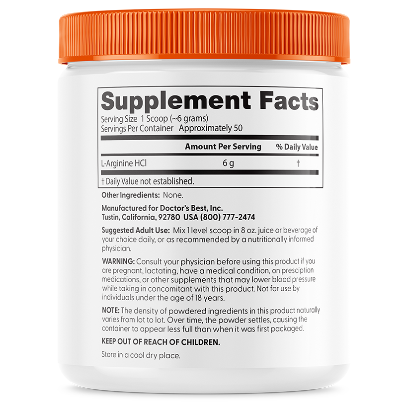 Doctor's Best Pure L-Arginine Powder