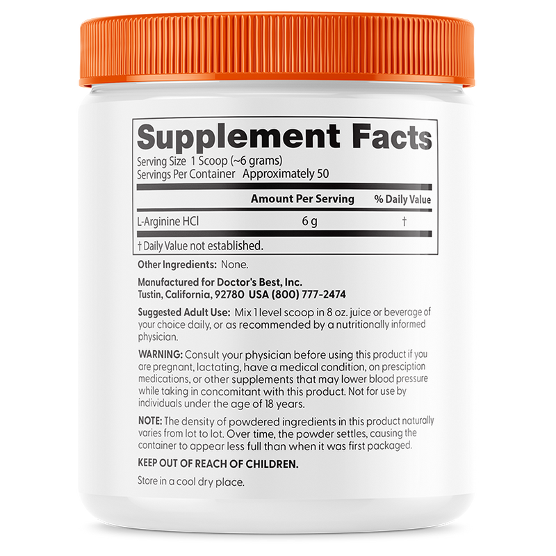 Doctor's Best Pure L-Arginine Powder