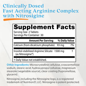Doctor's Best Fast Acting Arginine Complex with Nitrosigine