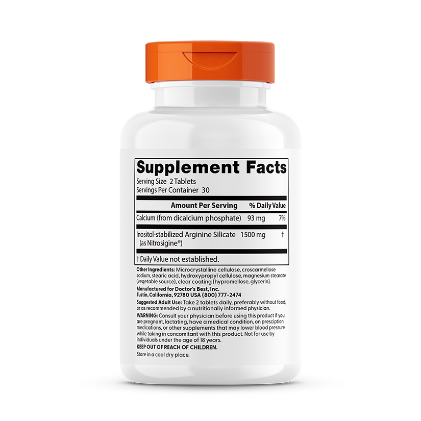 Doctor's Best Fast Acting Arginine Complex with Nitrosigine