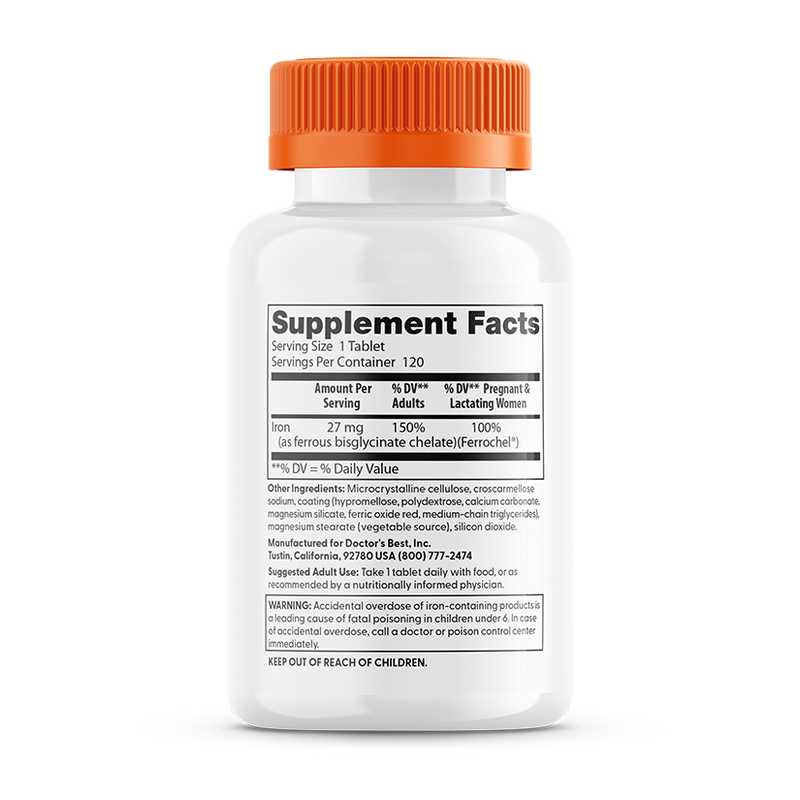 Doctor's Best High Absorption Iron