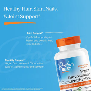 Doctor's Best Vegan Glucosamine & Chondroitin & MSM