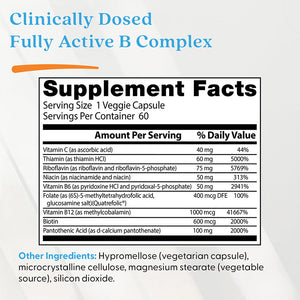Doctor's Best Fully Active B-Complex with Quatrefolic
