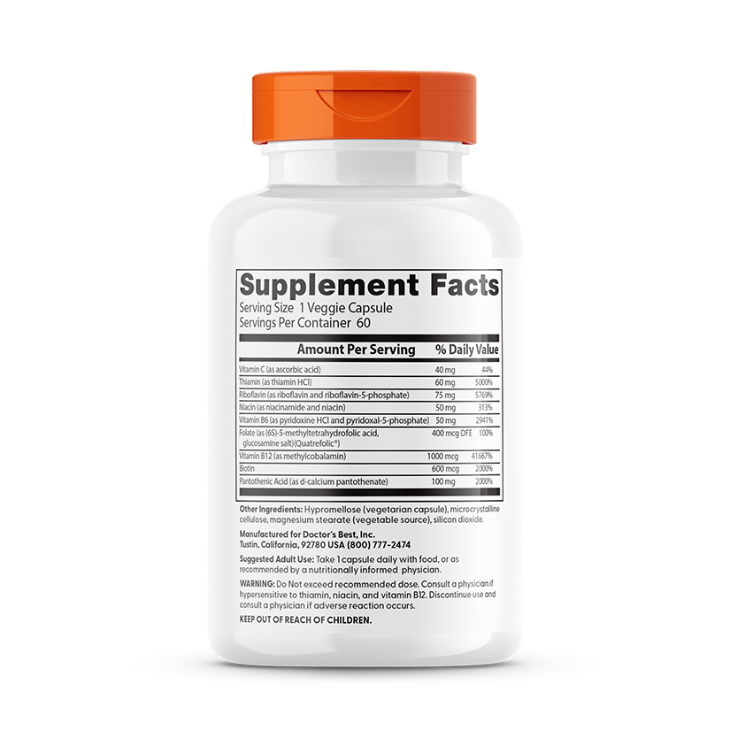 Doctor's Best Fully Active B-Complex with Quatrefolic