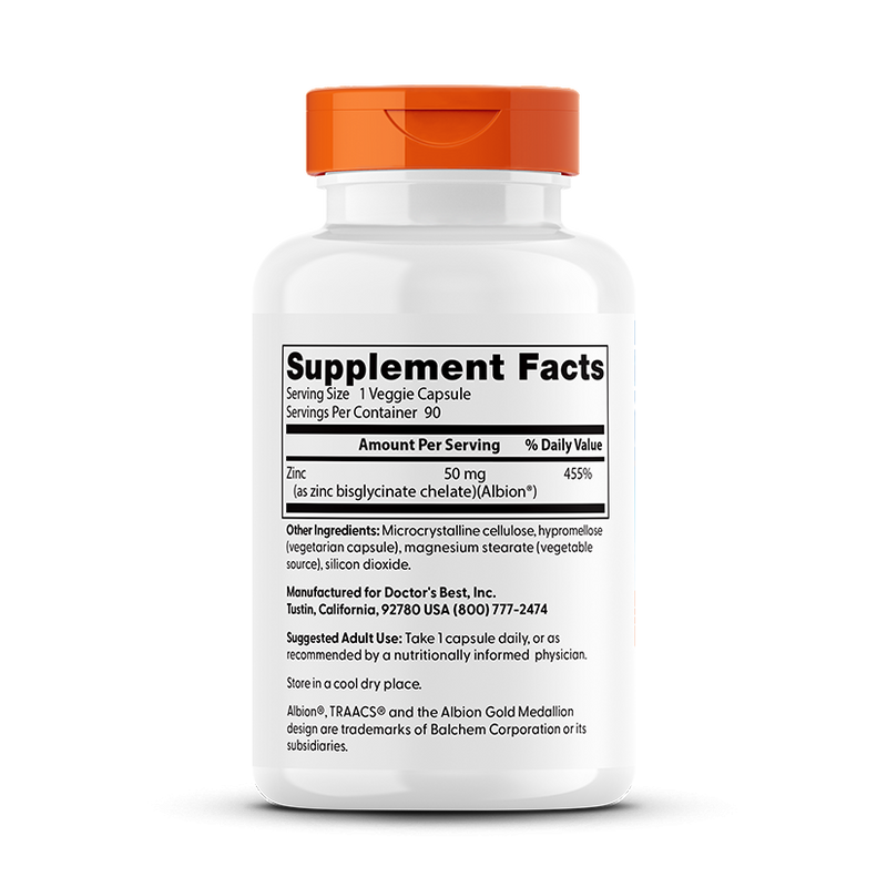 Doctor's Best High Absorption Zinc Bisglycinate
