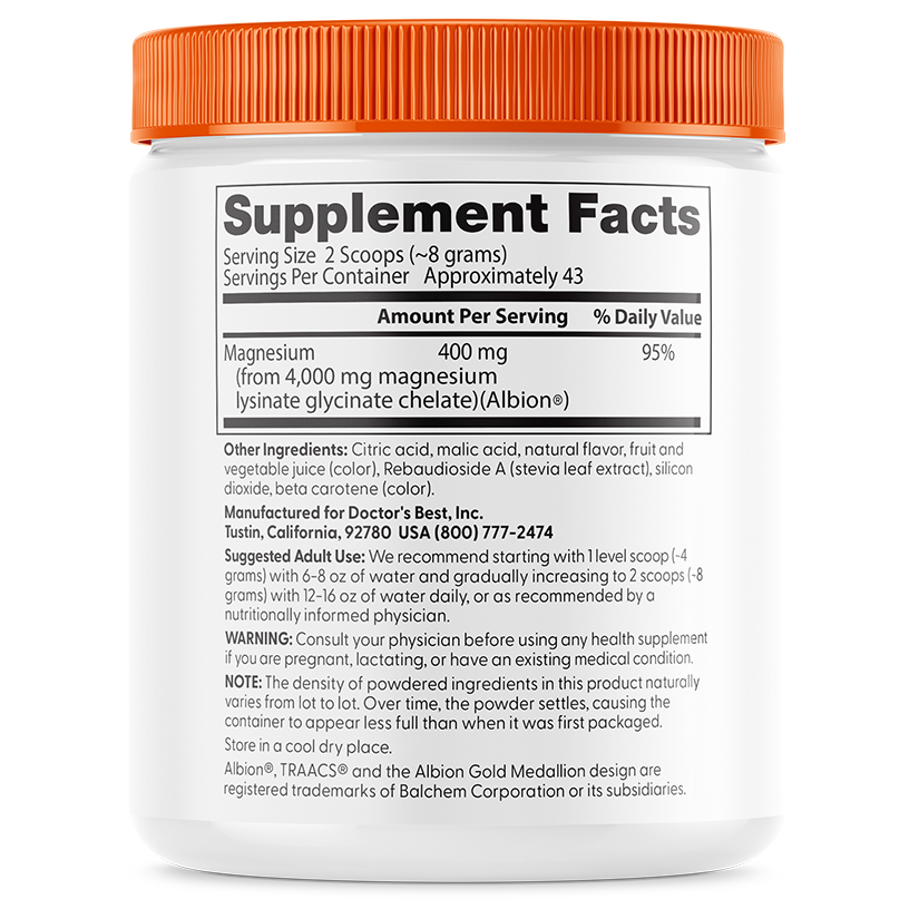 Doctor's Best High Absorption Magnesium Powder