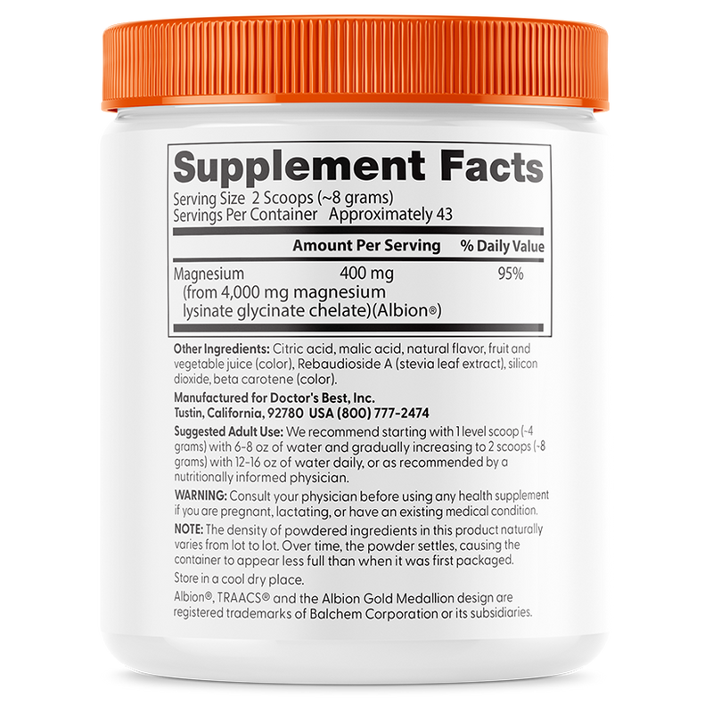Doctor's Best High Absorption Magnesium Powder