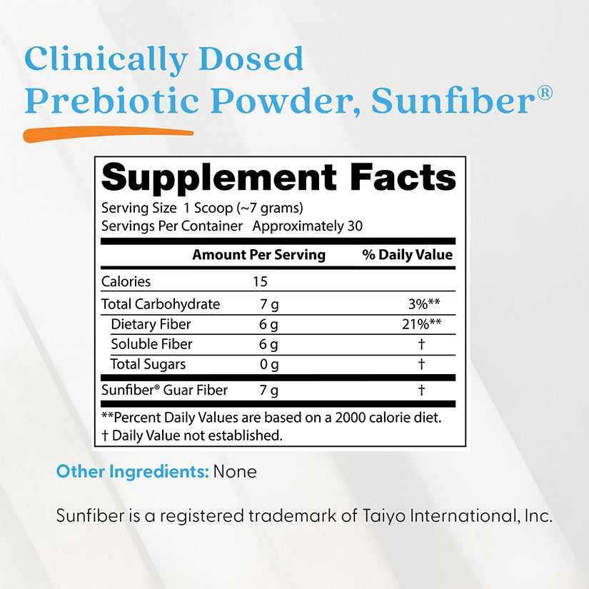 Doctor's Best Prebiotic Powder Sunfiber