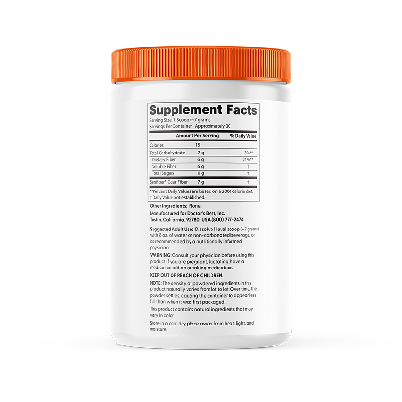 Doctor's Best Prebiotic Powder Sunfiber