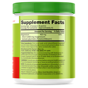 Doctor's Best High Absorption Magnesium Powder