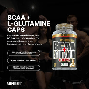 Weider BCAA + L-Glutamine Caps