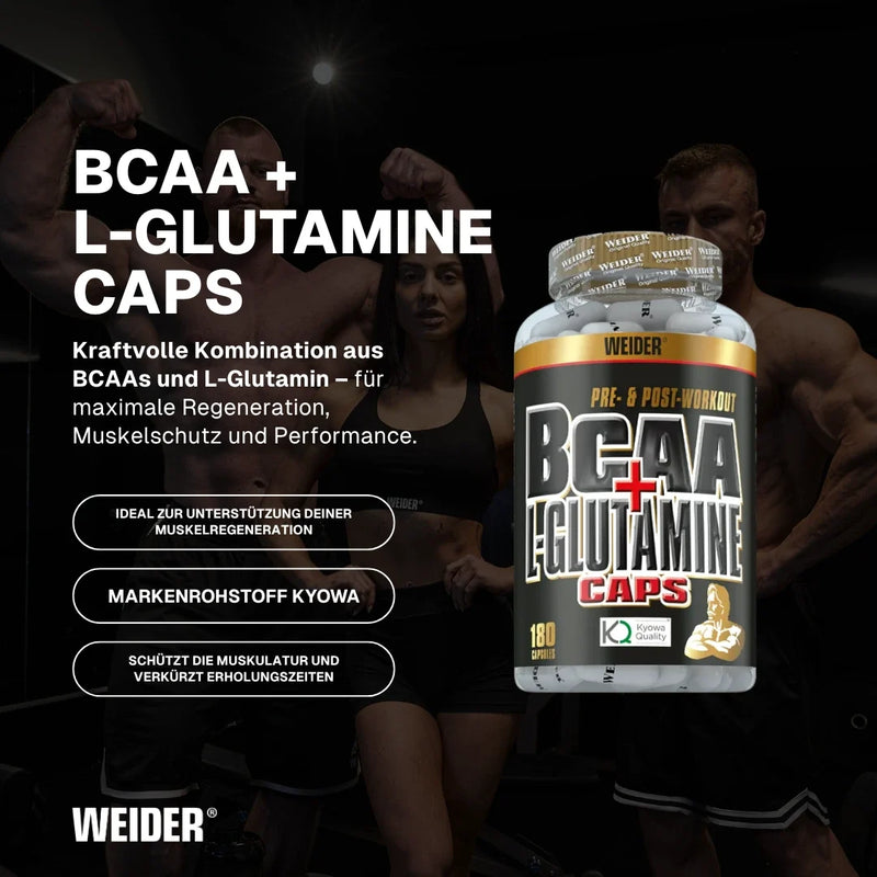 Weider BCAA + L-Glutamine Caps