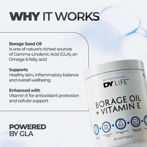 Dorian Yates DY LIFE Borage Oil + Vitamin E