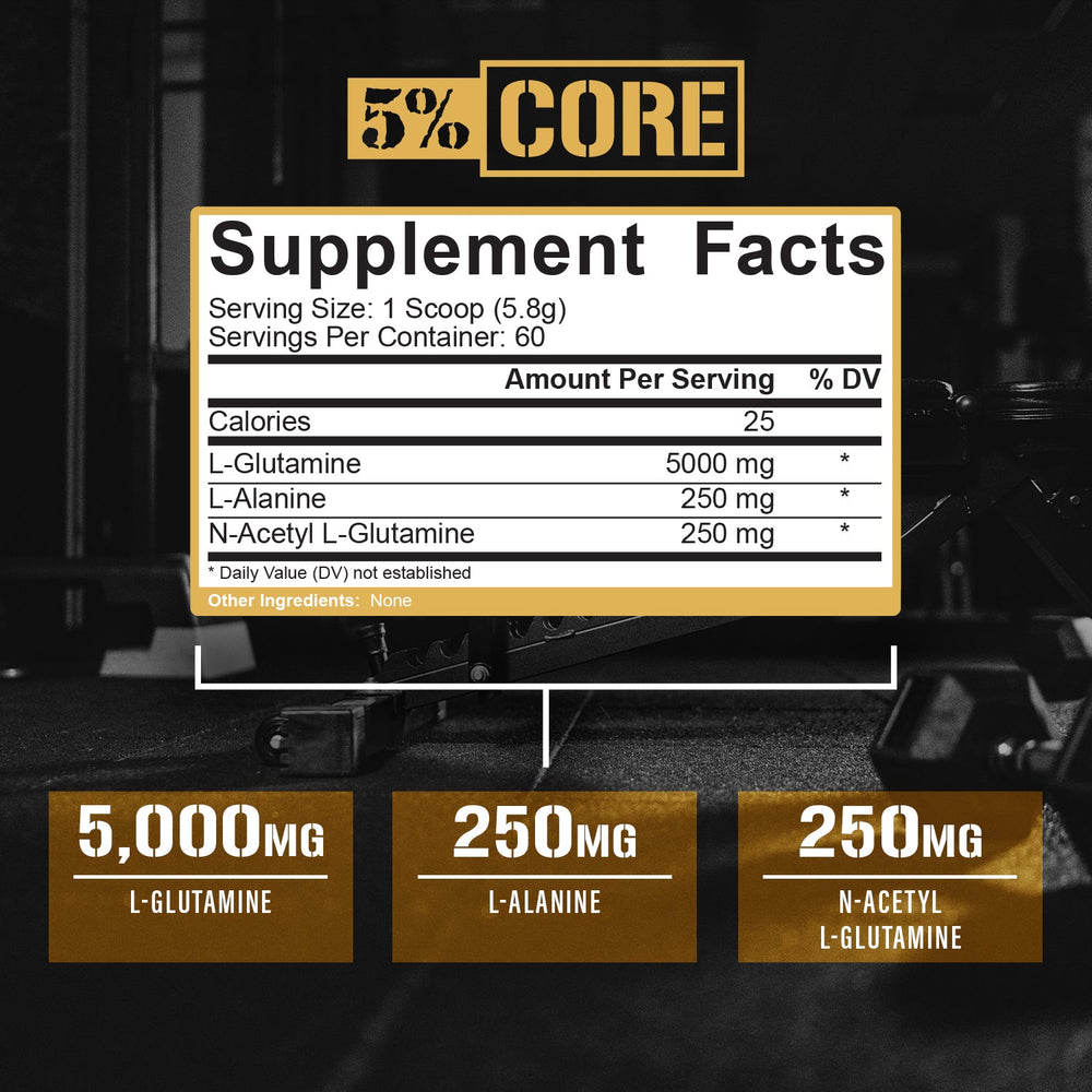 5% Nutrition L-Glutamine 5000