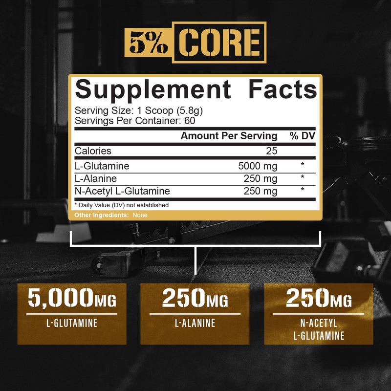 5% Nutrition L-Glutamine 5000