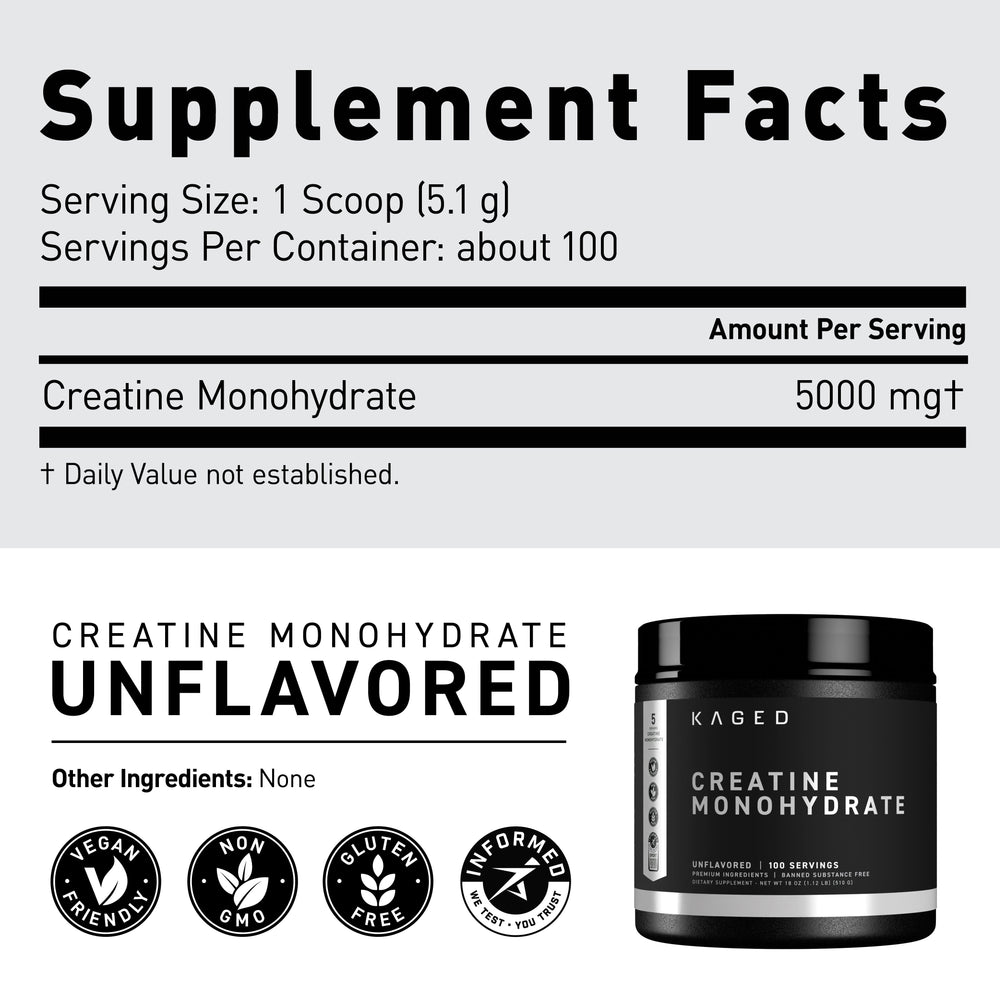Kaged Muscle Creatine Monohydrate